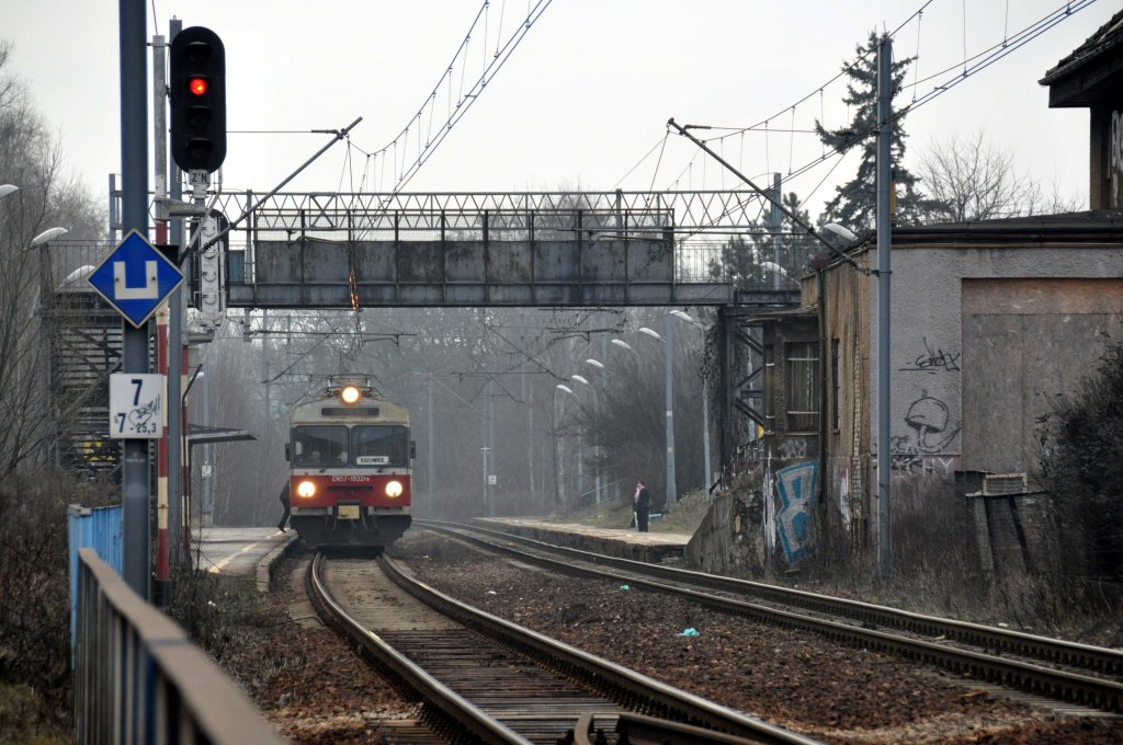 EN57 1932 in Katowice-Piotrowice (29.12.2012)