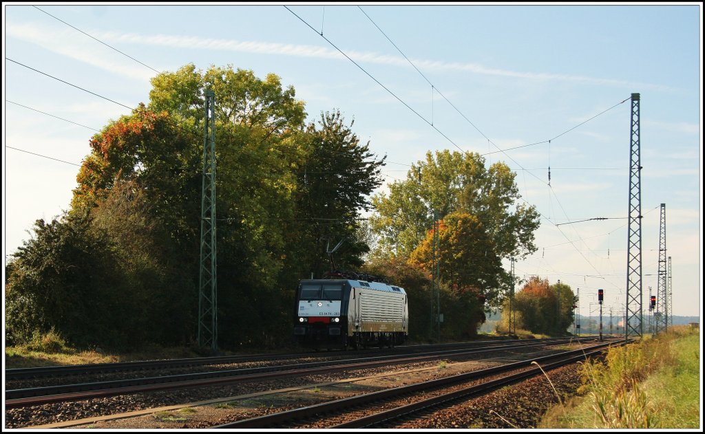 ES 64 F4 - 283 (189 283) LZ gen Passau am 03.10.2010 in Mangolding