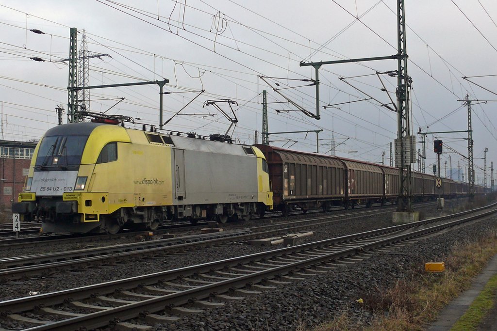 ES64U2-013 in Oberhausen-West 6.2.2010