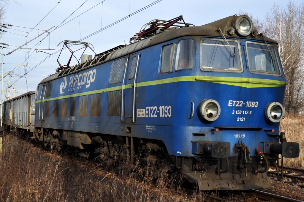 ET22 1903 in Katowice-Ligota (02.01.2012)