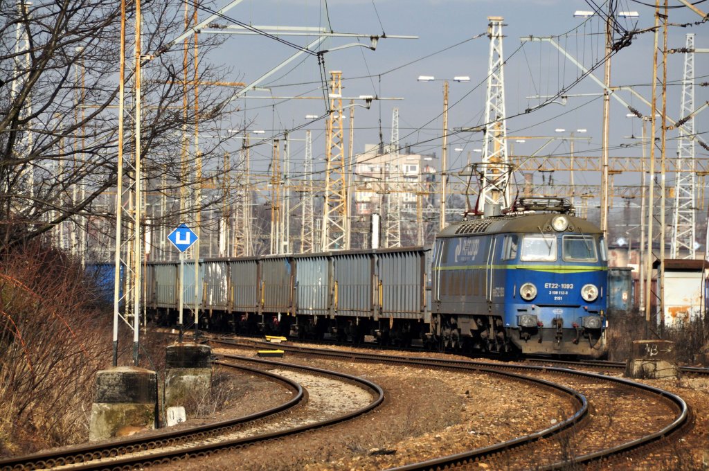 ET22 1903 in Katowice-Ligota (02.01.2012)