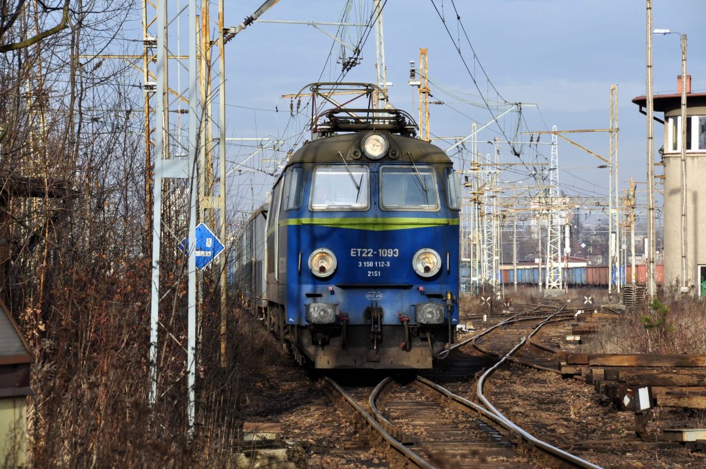 ET22 1903 in Katowice-Ligota (02.01.2012)