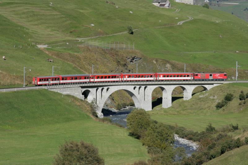 Furkareuss-Viadukt bei Hospental; 22.09.2010