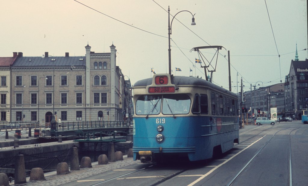 Gteborg GS SL 6 (Tw 619) Stampgatan am 9. Mai 1971.