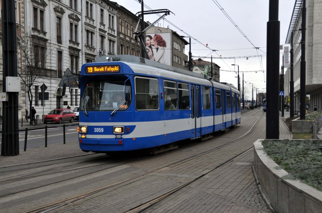 GT8S Wagen:3059 in Krakau (28.11.2011)