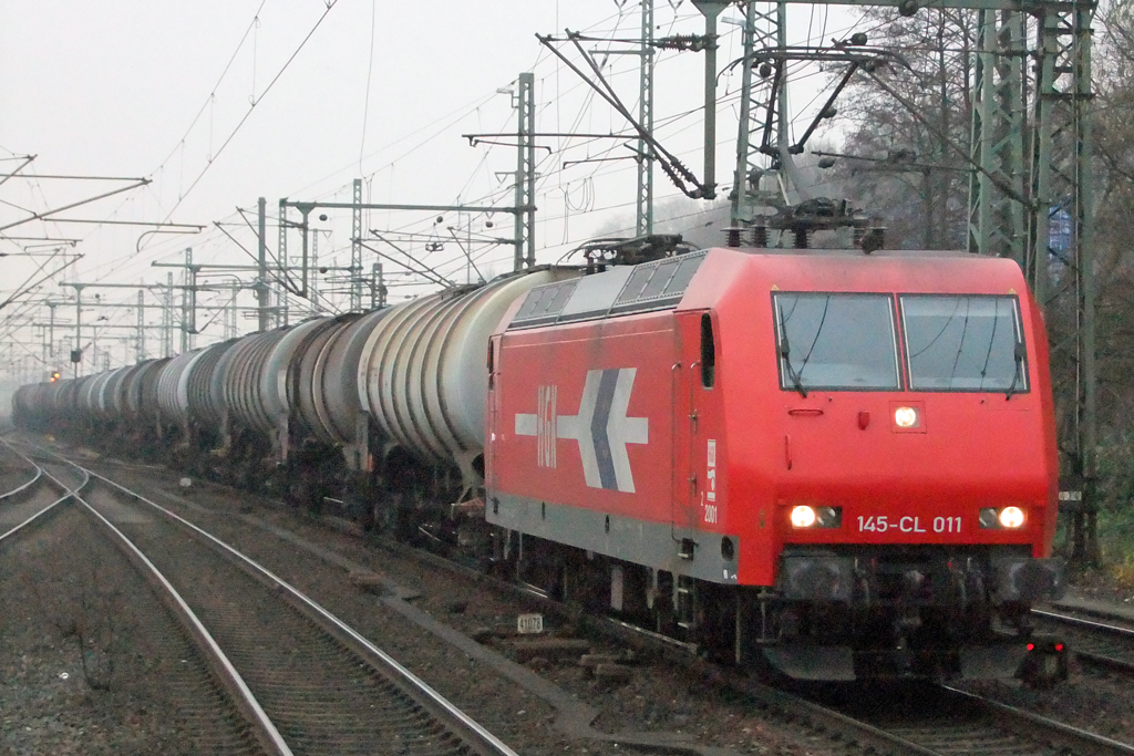 HGK 145CL-011 in Hamburg-Harburg 20.11.2010