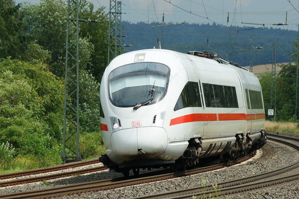 ICE-T 411 aus Leipzig kurz vor Fulda am 11.07.2009