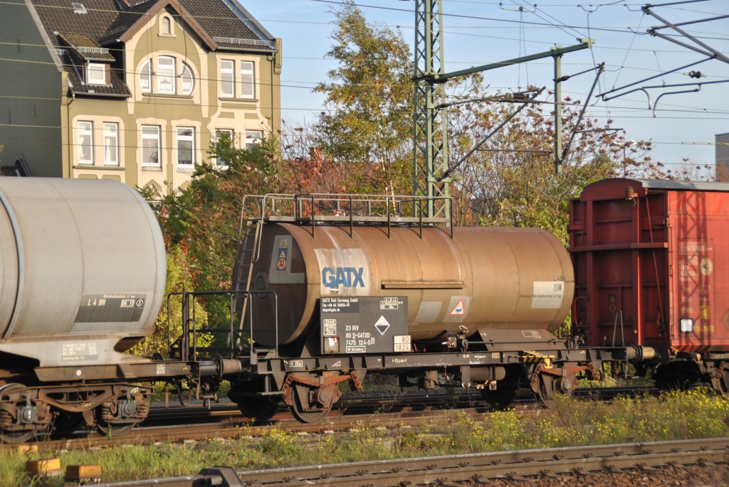 Kesselwagen in Lehrte am 29.10.2010