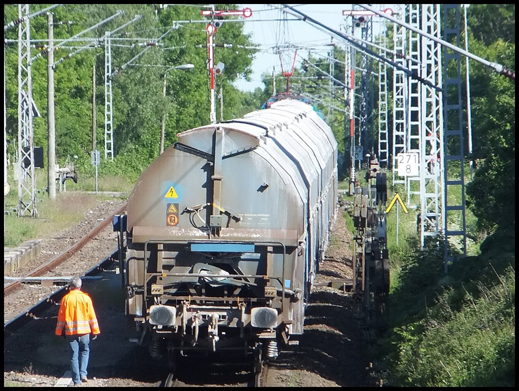 Kreidewagen in Lancken am 10.06.2013