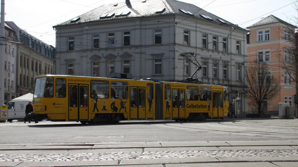 KT4D 939 als Linie 7 auf dem Weg zum Hauptbahnhof. Hier kurz vor der Hst. Georgenplatz. 
 Alexander Neul 