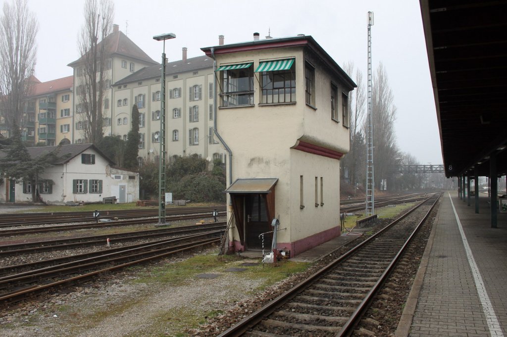 Nostalgisches Stellwerk in Lindau Hbf.17.01.11