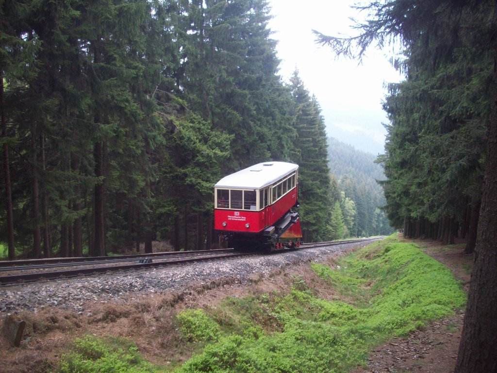 Oberweibacher Bergbahnauf Talfahrt. (13.05.2010)