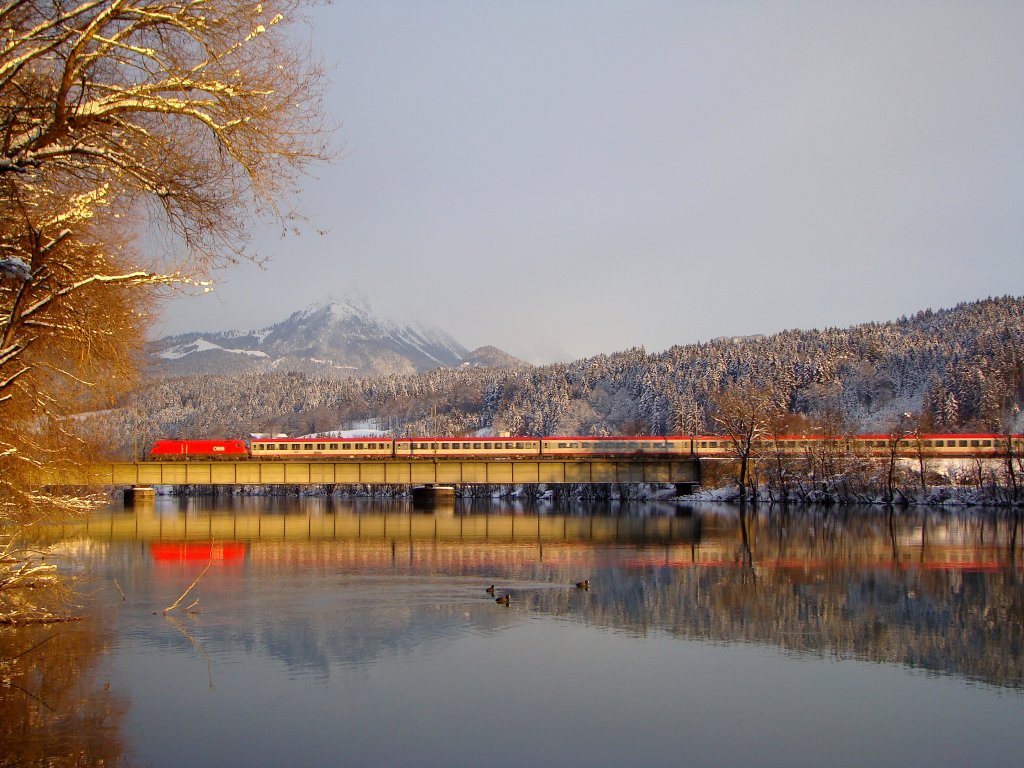  BB IC 869 bei Langkampfen.17.12.2010