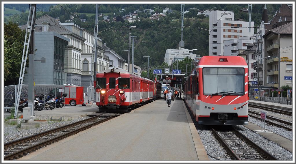 R539 und R245 in Brig. (03.08.2013)