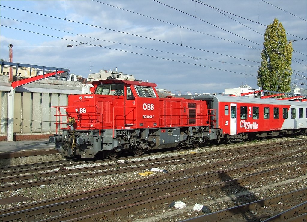 Rangieren in Wien Sdbahnhof