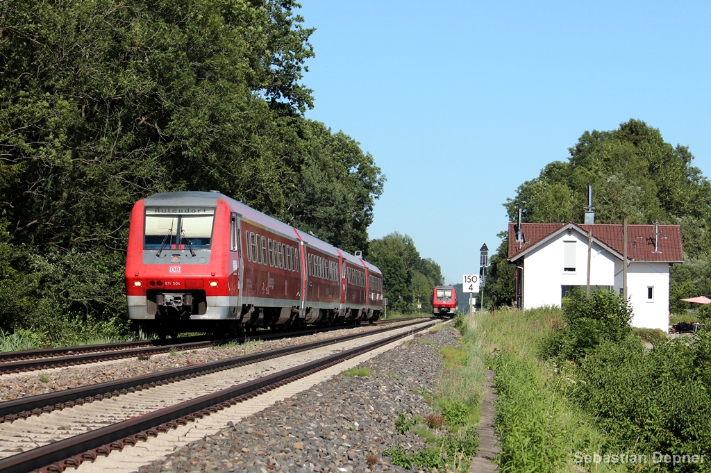 RB Ulm-Aulendorf bei Bad Schussenried am 2.8.13 