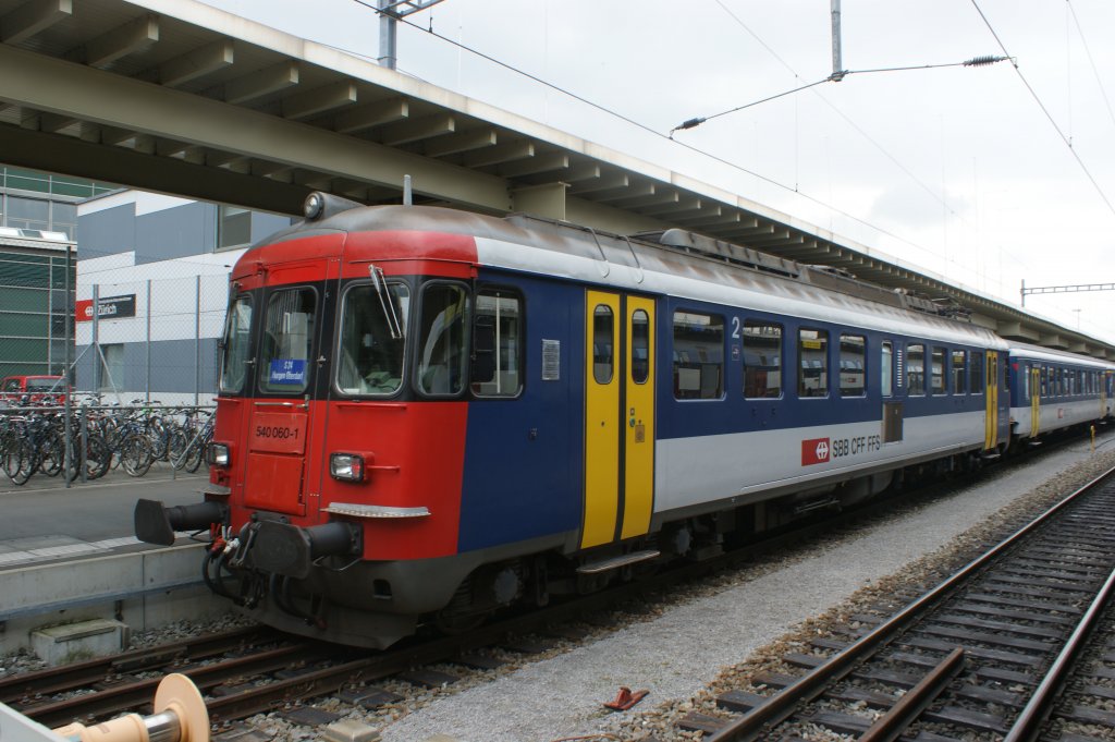 RBe 540060-1 aufgenommen am 25.09.2008 in Zrich am HB