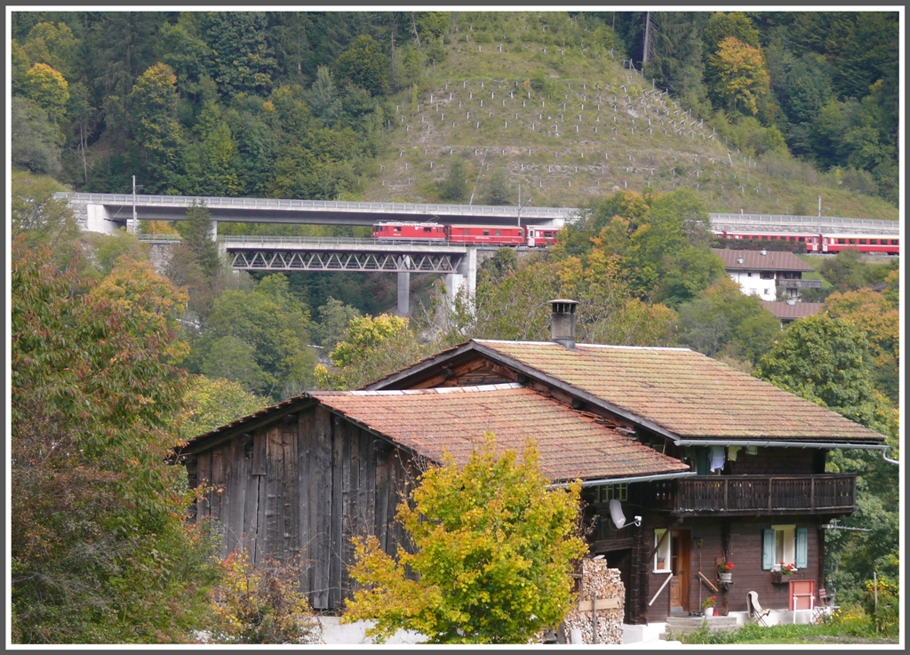 RE1248 bei Serneus.(29.09.2010)