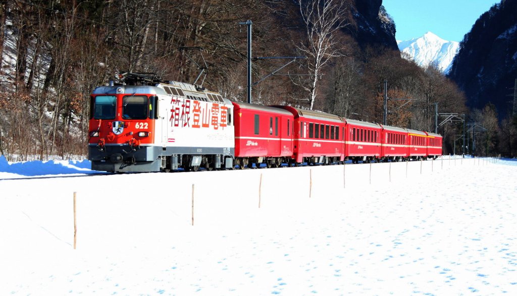 Regio nach Chur zwischen Grsch und Malans.27.12.11