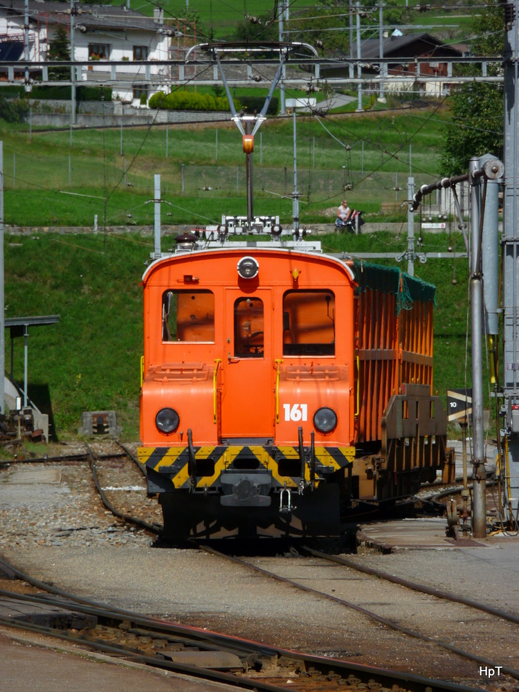 RhB - Rangierlok Ge 2/2 161 in Posciavo am 15.09.2010