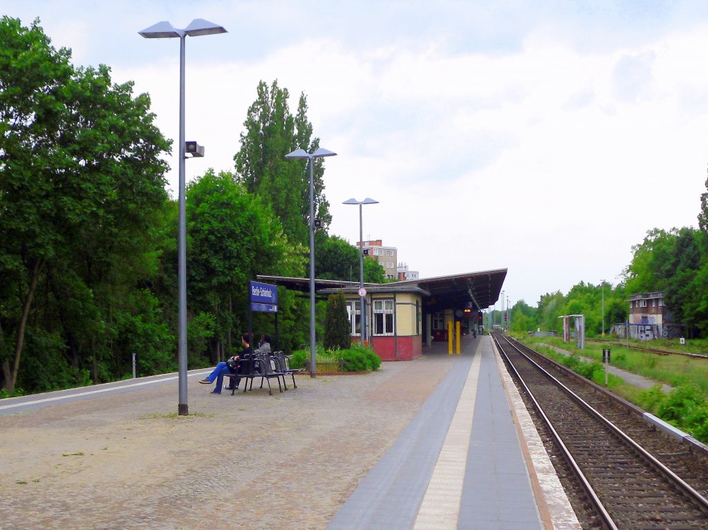 S-Bahnhof Berlin-Schnhlz am 14.05.2011.