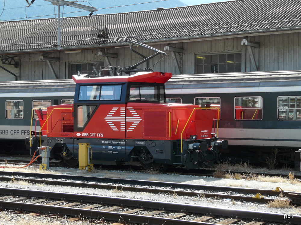 SBB - Rangierlok 922 012-0 in Brig am 03.09.2012