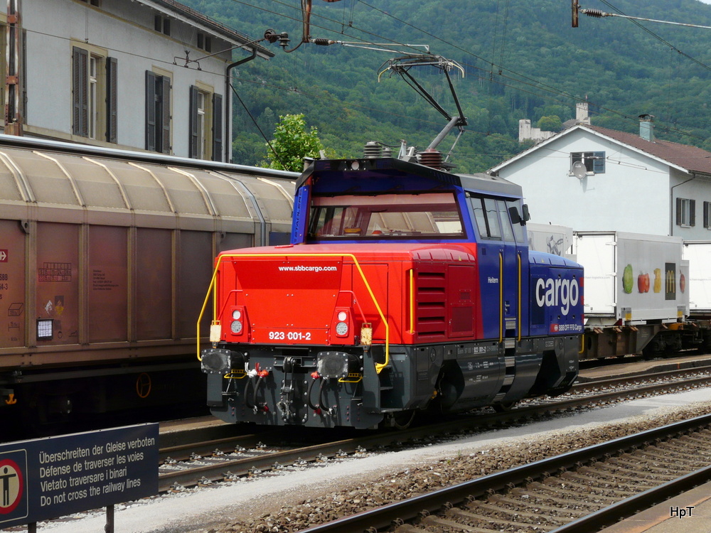 SBB - Rangierlok 923 001-2 in Oensingen am 28.07.2012