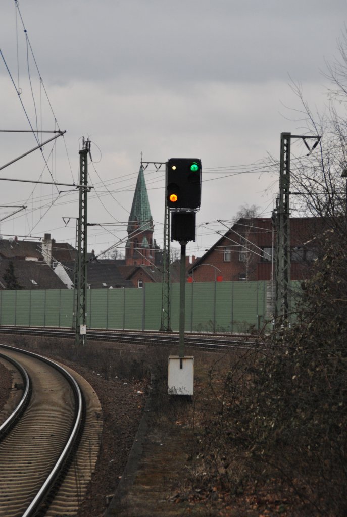 Signalwiederholer am 10.03.2011 in Lehrte.