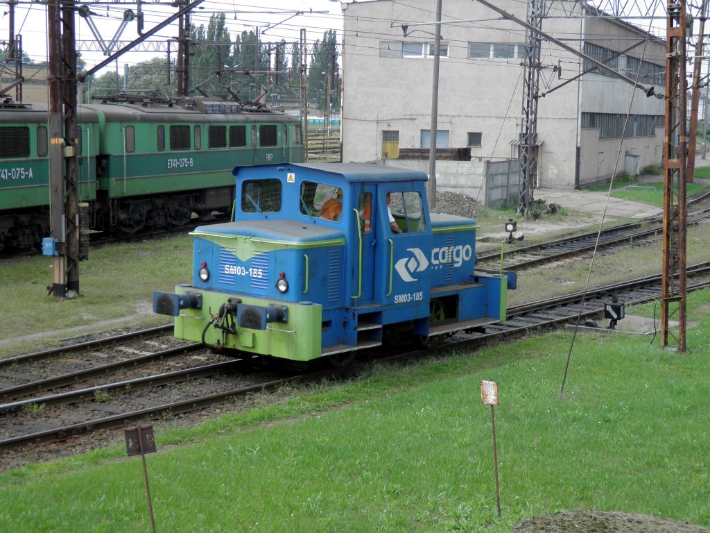 SM03 135 beim Rangieren in Szczecin Port Centralny (04.08.11).