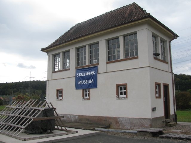 Stellwerkmuseum in Otterbach an der Lautertalbahn.