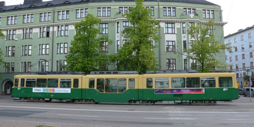 Straenbahn in Helsinki am 06.06.2012.