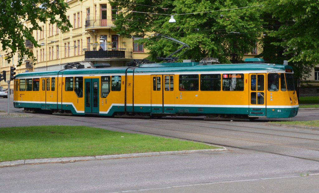 Straenbahn in Norrkping am 01.06.2012.