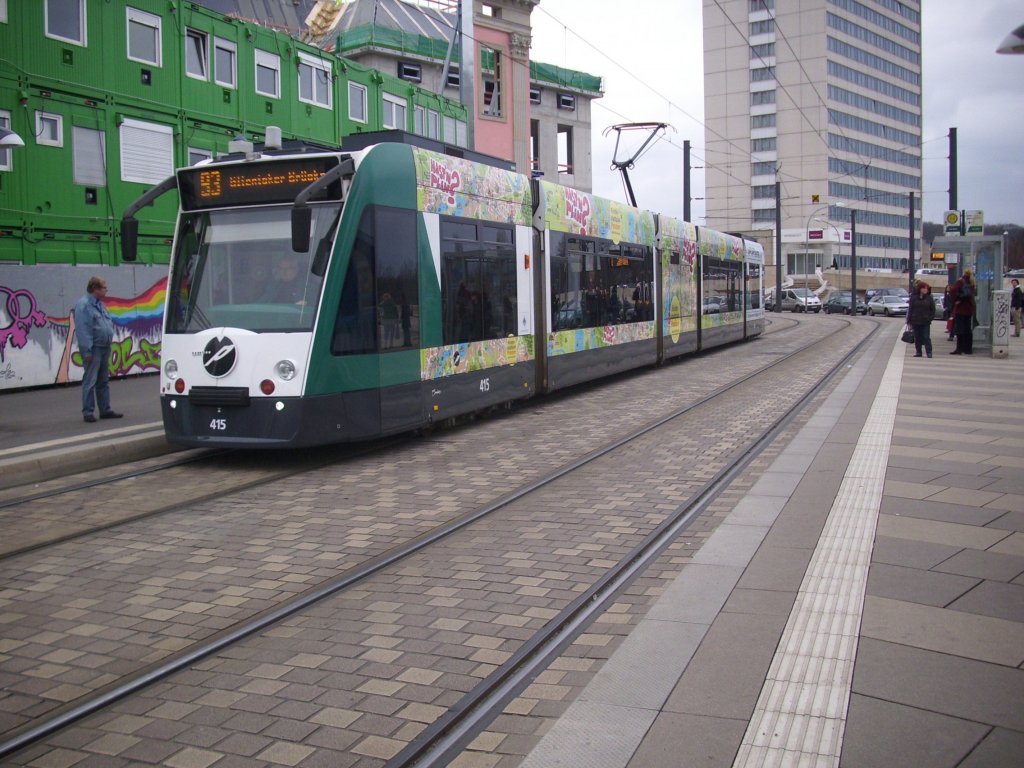 Straenbahn in Potsdam am 14.03.2012