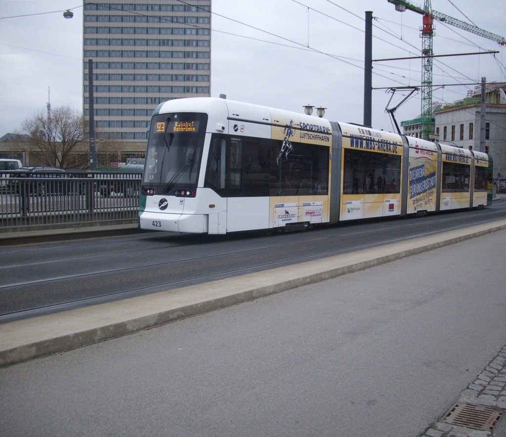 Straenbahn in Potsdam am 14.03.2012