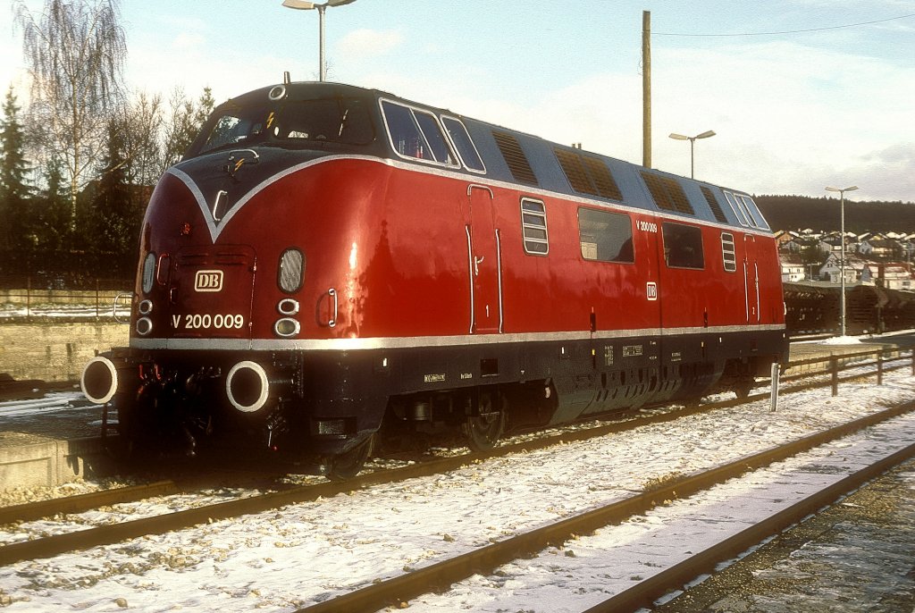 V200 009  Gammertingen  08.01.84