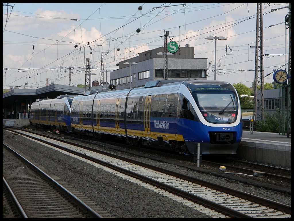 VT741 mit VTxxx in Essen Hbf