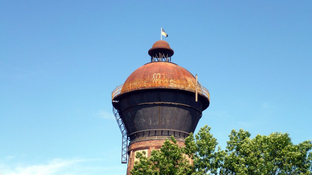 Wasserturm in Gera. Foto 15.06.13