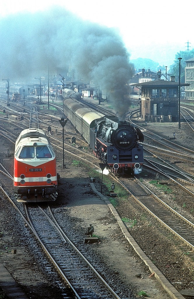  01 1518 + 119 019  Saalfeld  03.08.80