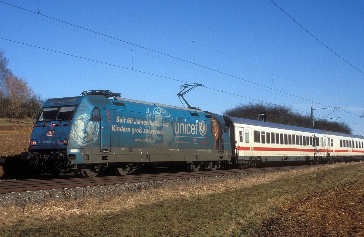  101 016  bei Ebersbach ( Fils )  25.01.09