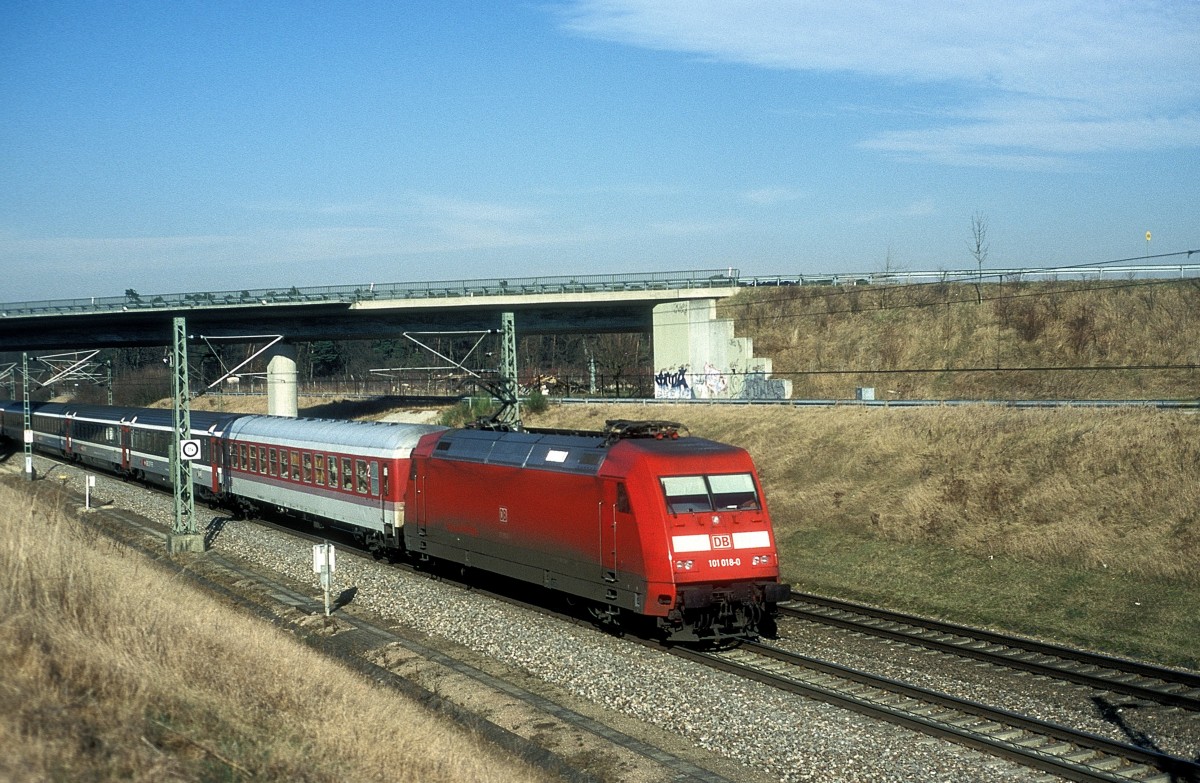  101 018  bei Hockenheim  10.08.98