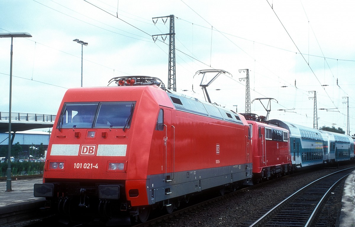  101 021 + 111 139  Oberhausen  26.07.97