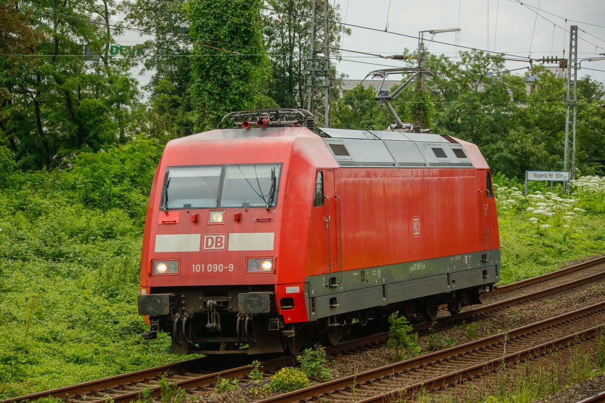 101 090-9 DB in Wuppertal, Juni 2024.