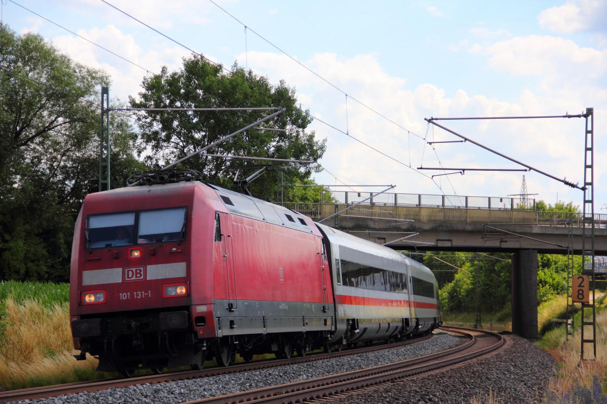 101 131-1 DB bei Redwitz am 01.07.2014.