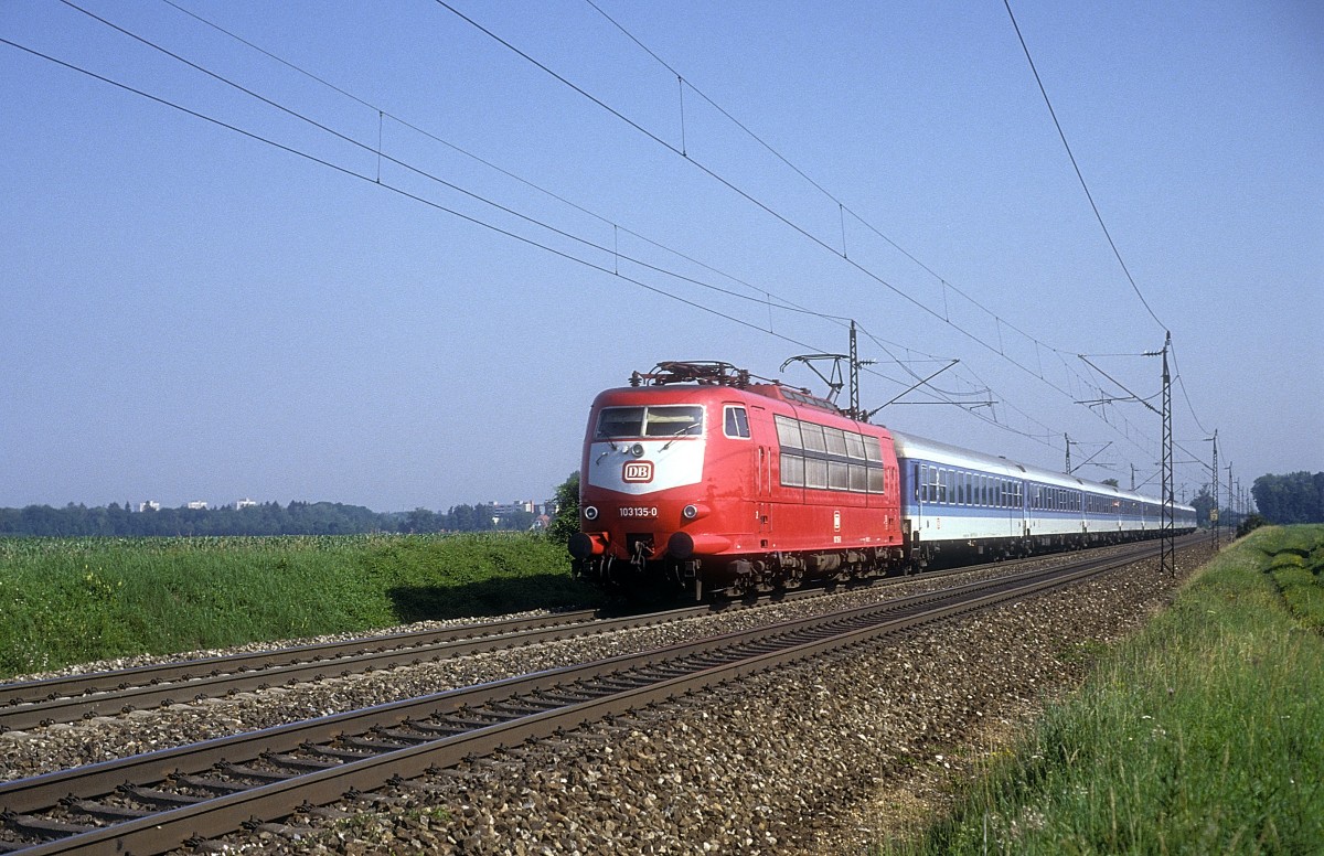   103 135  bei Augsburg - Hochzoll  30.06.92