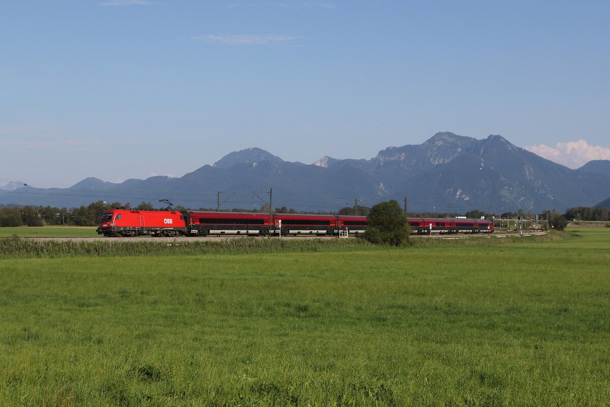 1116 278 aus Salzburg kommend am 15. Juli 2024 bei Bernau am Chiemsee.