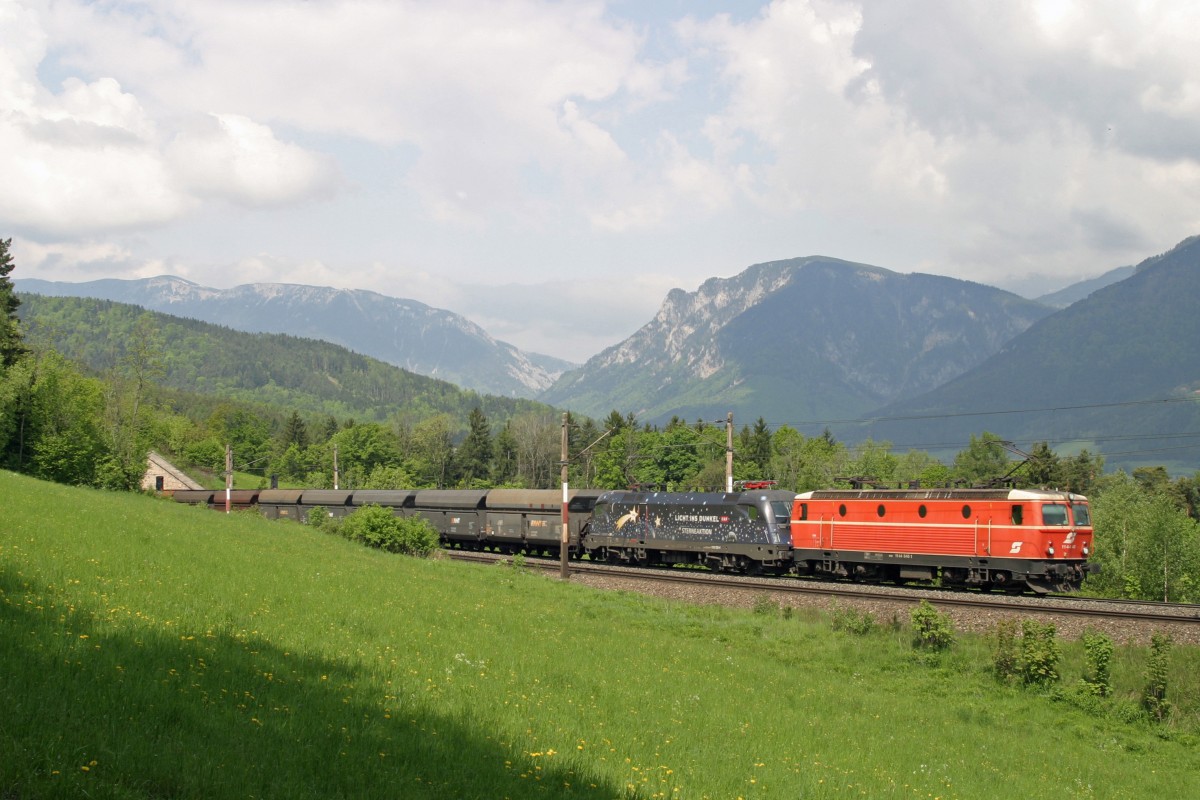 1144.40+1116.126 mit GAG-48041 bei der Steinbauer-Wiese am Eichberg. 1.5.14