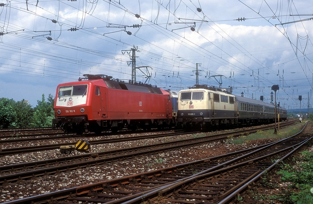   120 102 + 111 205  Karlsruhe  14.07.96