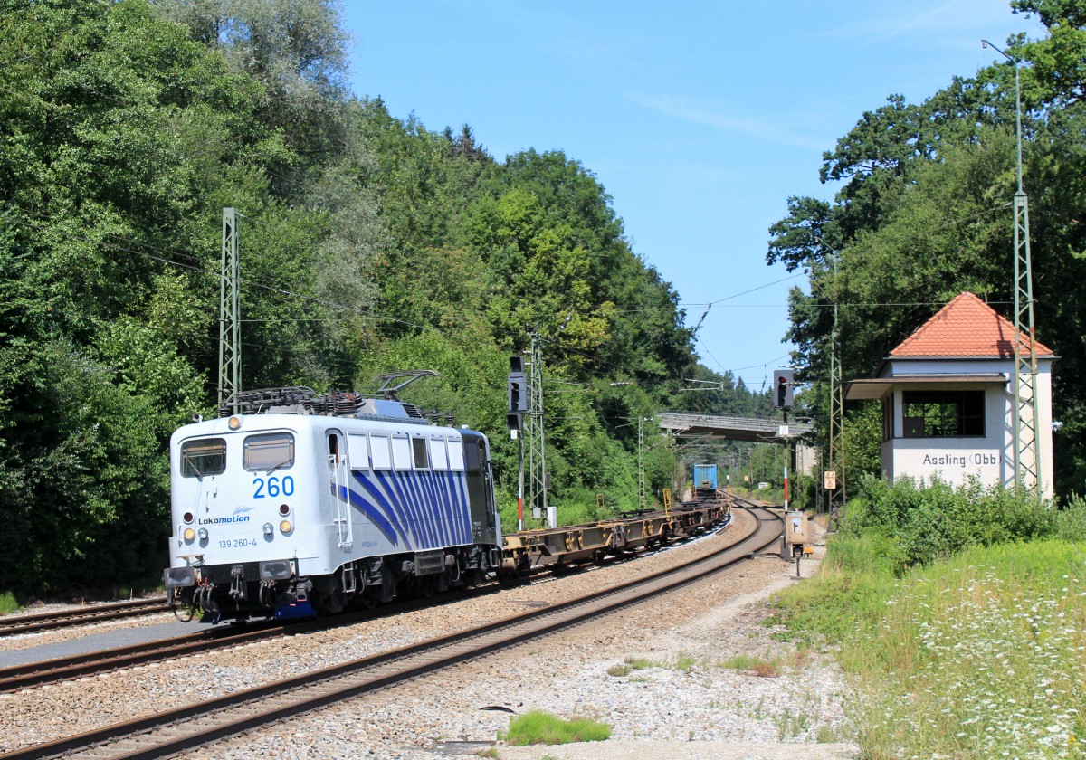 139 260 mit einem KLV am 5. August in Aling.