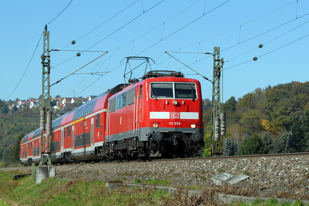 14.10.2017 Streckenabschnitt Uhingen 111 058