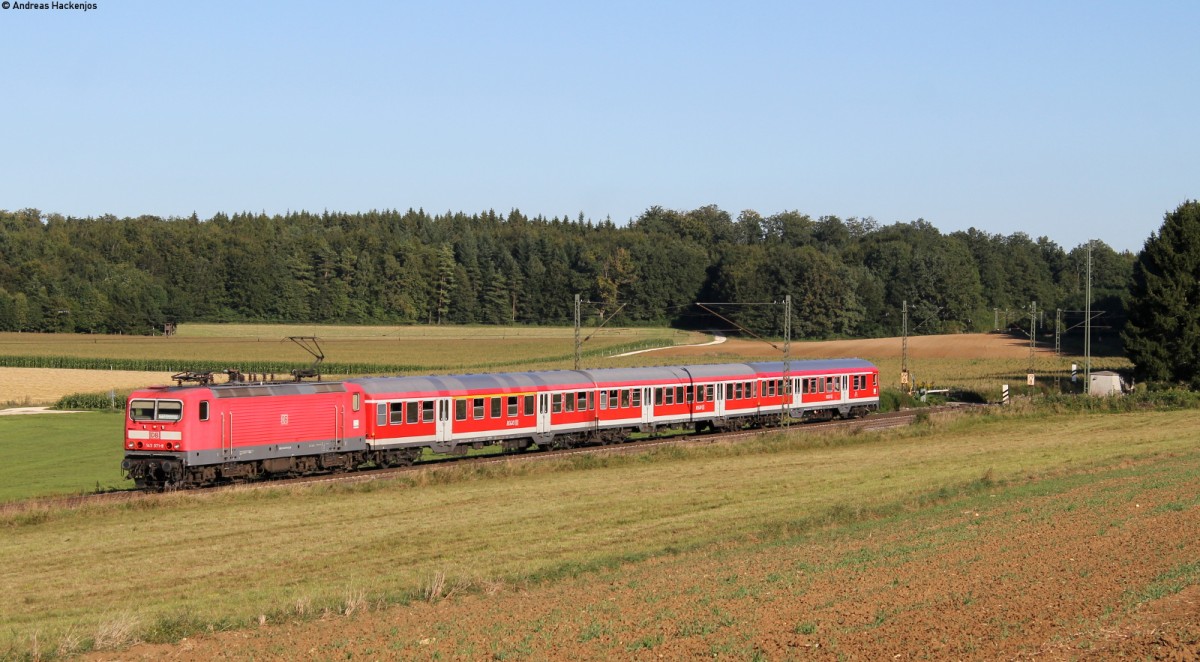 143 071-9 mit der RB 19288 (Ulm Hbf-Geislingen(Steige)) bei Gurgelhau 5.9.13